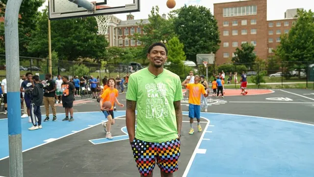 Community basketball at Banneker courts